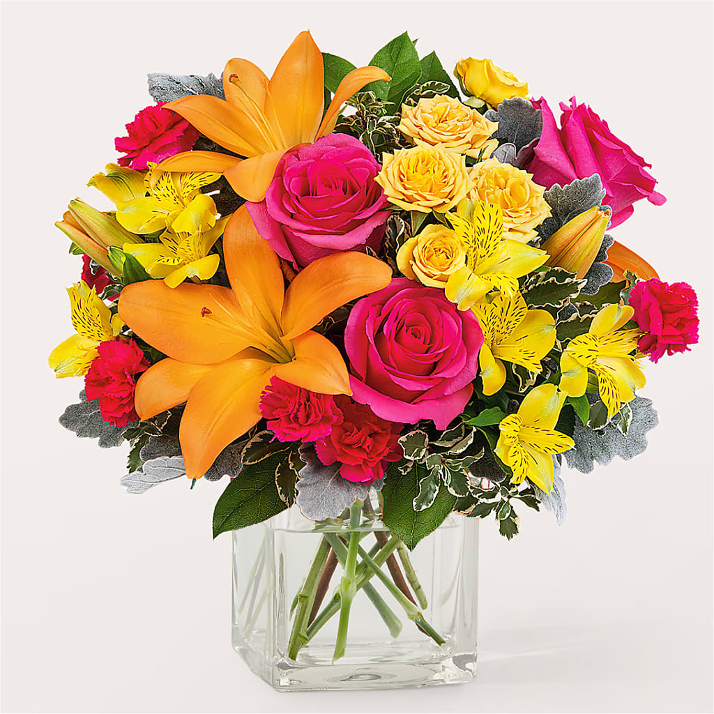 To the Tropics Bouquet – Pettles Flowers, Salina KS