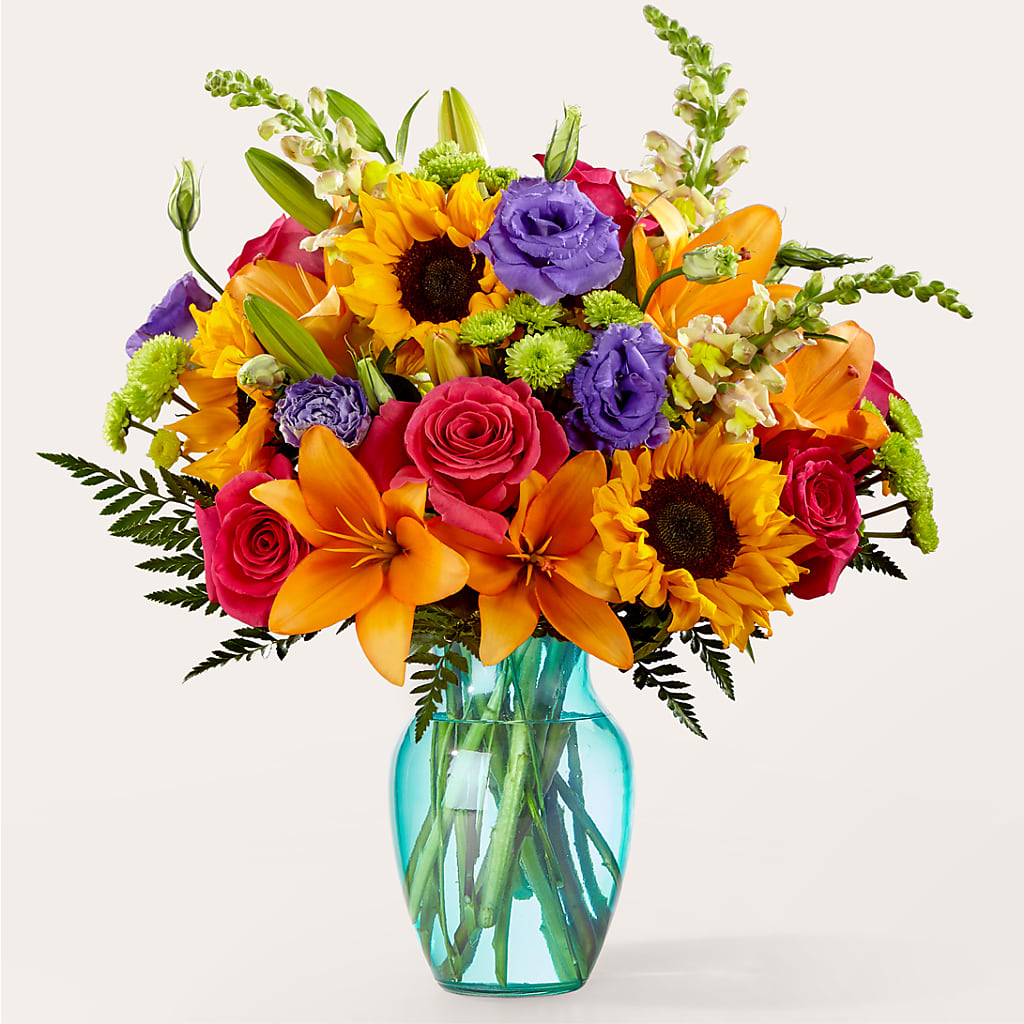Double Rainbow Bouquet – Pettles Flowers, Salina KS