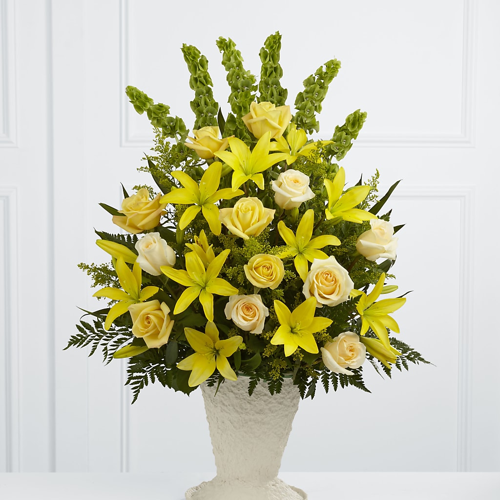 Golden Memories Arrangement – Pettles Flowers, Salina KS