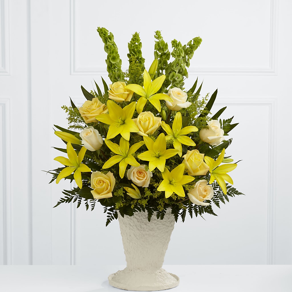 Golden Memories Arrangement – Pettles Flowers, Salina KS