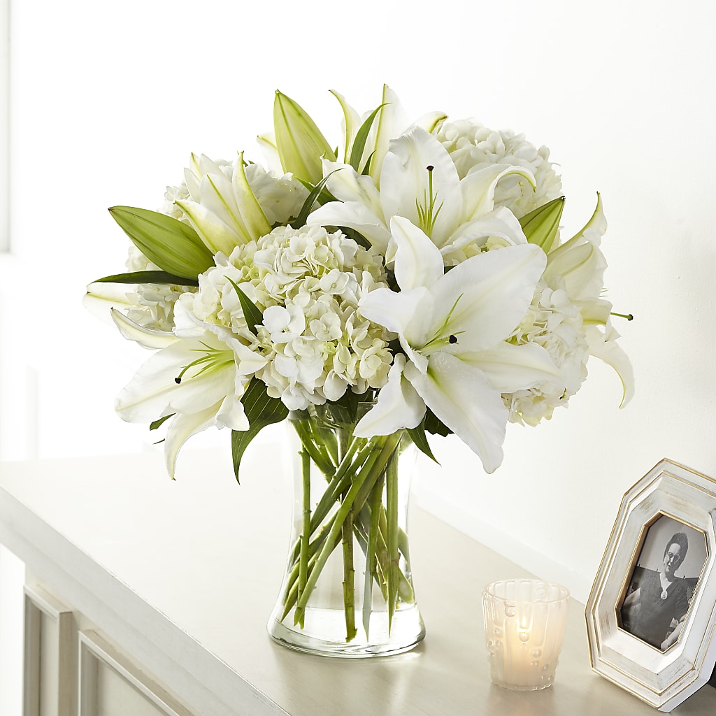 Compassionate Lily Bouquet – Pettles Flowers, Salina KS