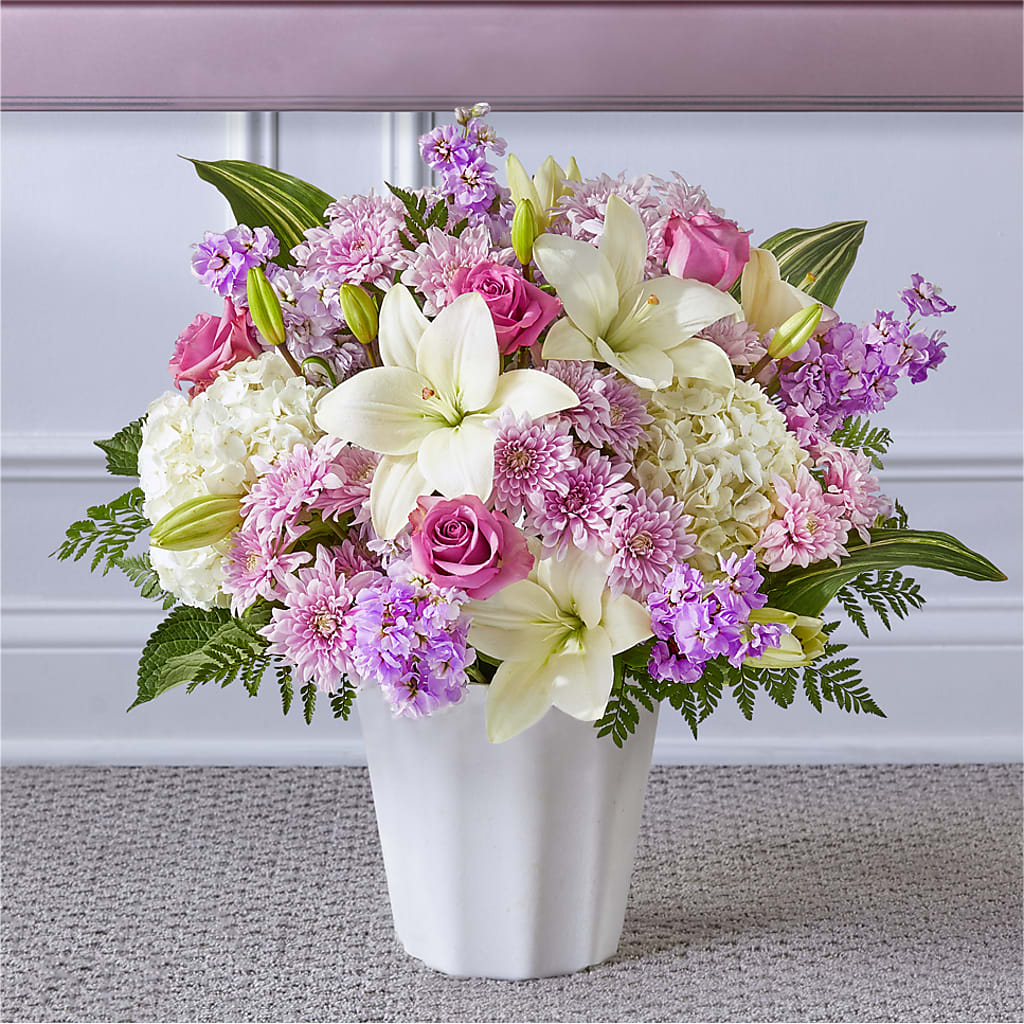 Heaven Sent Floor Basket – Pettles Flowers, Salina KS