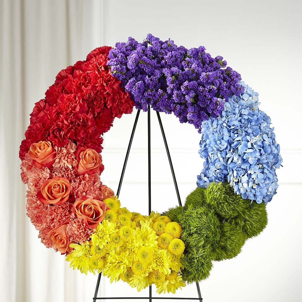 Circle of Love Wreath – Pettles Flowers, Salina KS