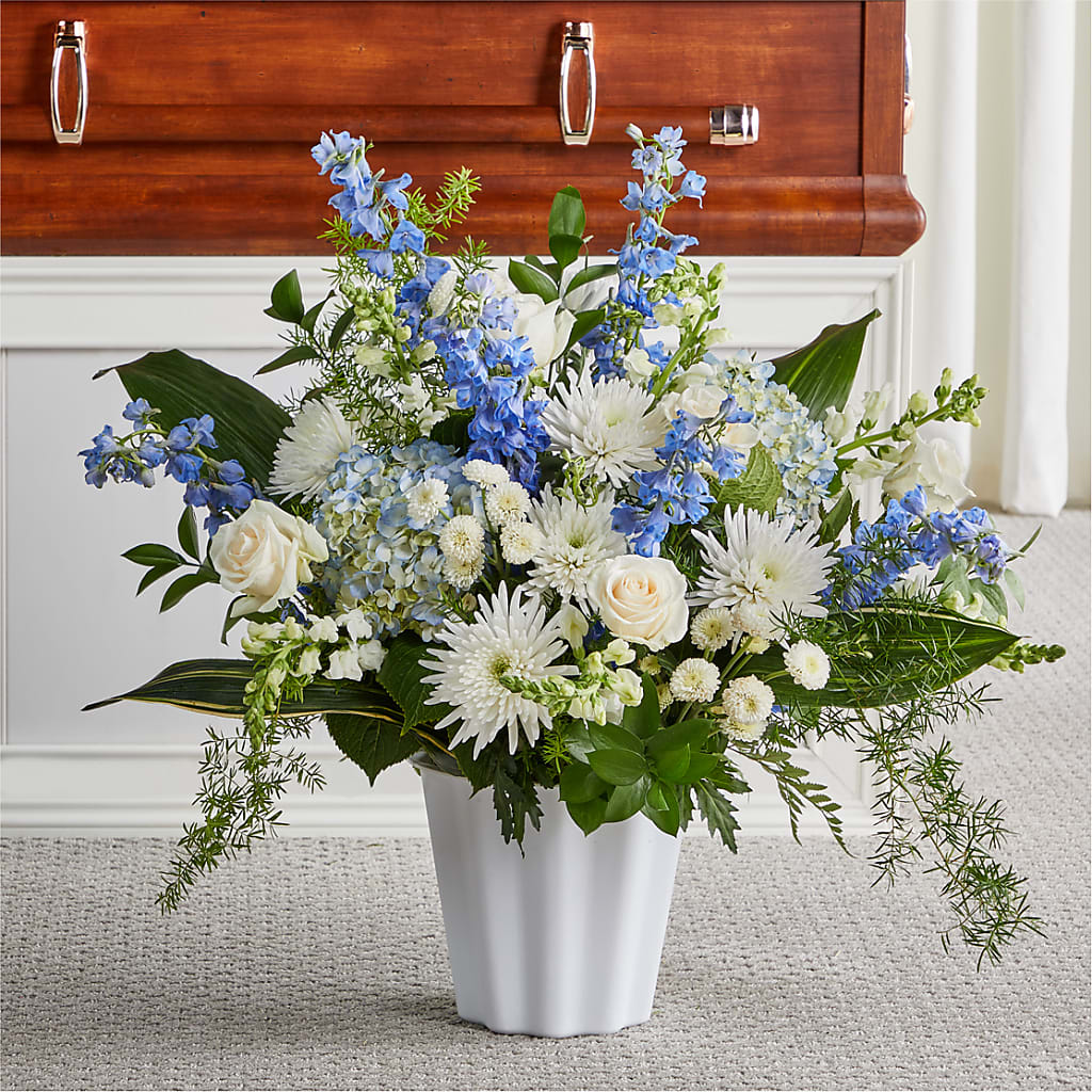 Everlasting Memories Floor Basket – Pettles Flowers, Salina KS
