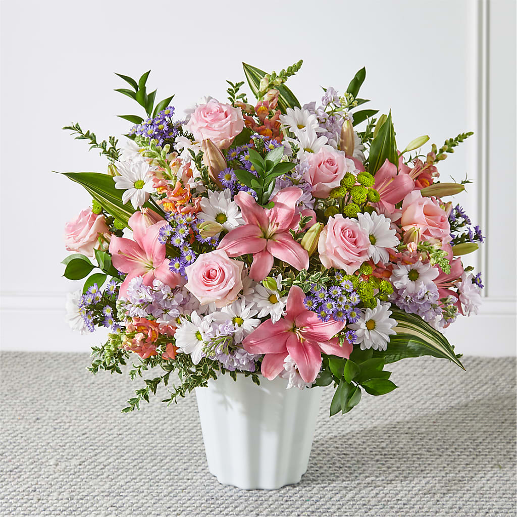 Abundant Compassion Floor Basket – Pettles Flowers, Salina KS