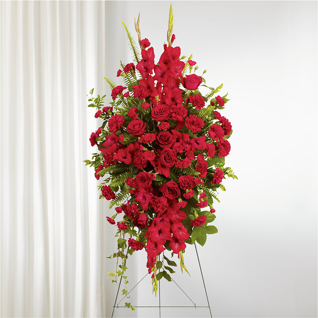 From the Heart Standing Spray – Pettles Flowers, Salina KS