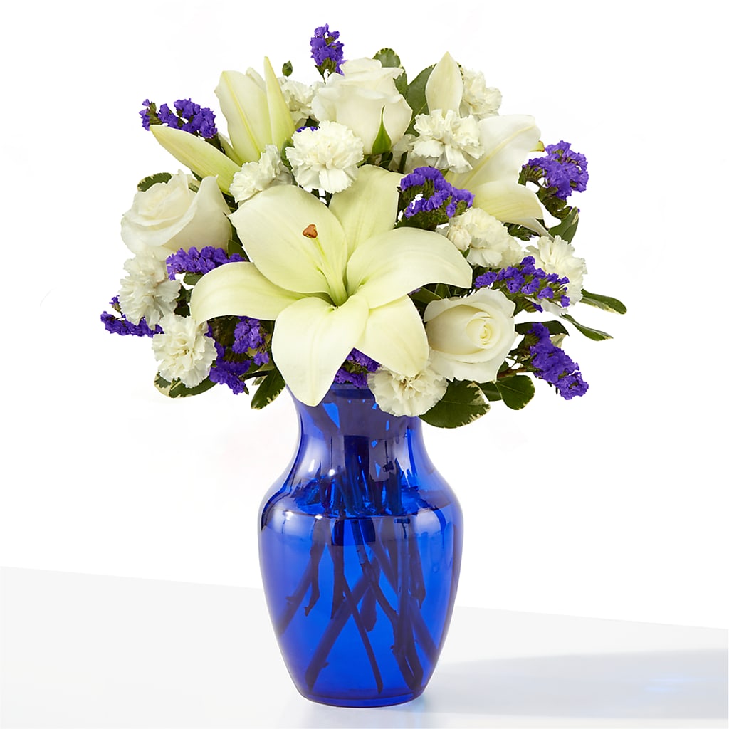 Sapphire Rush Bouquet – Pettles Flowers, Salina KS