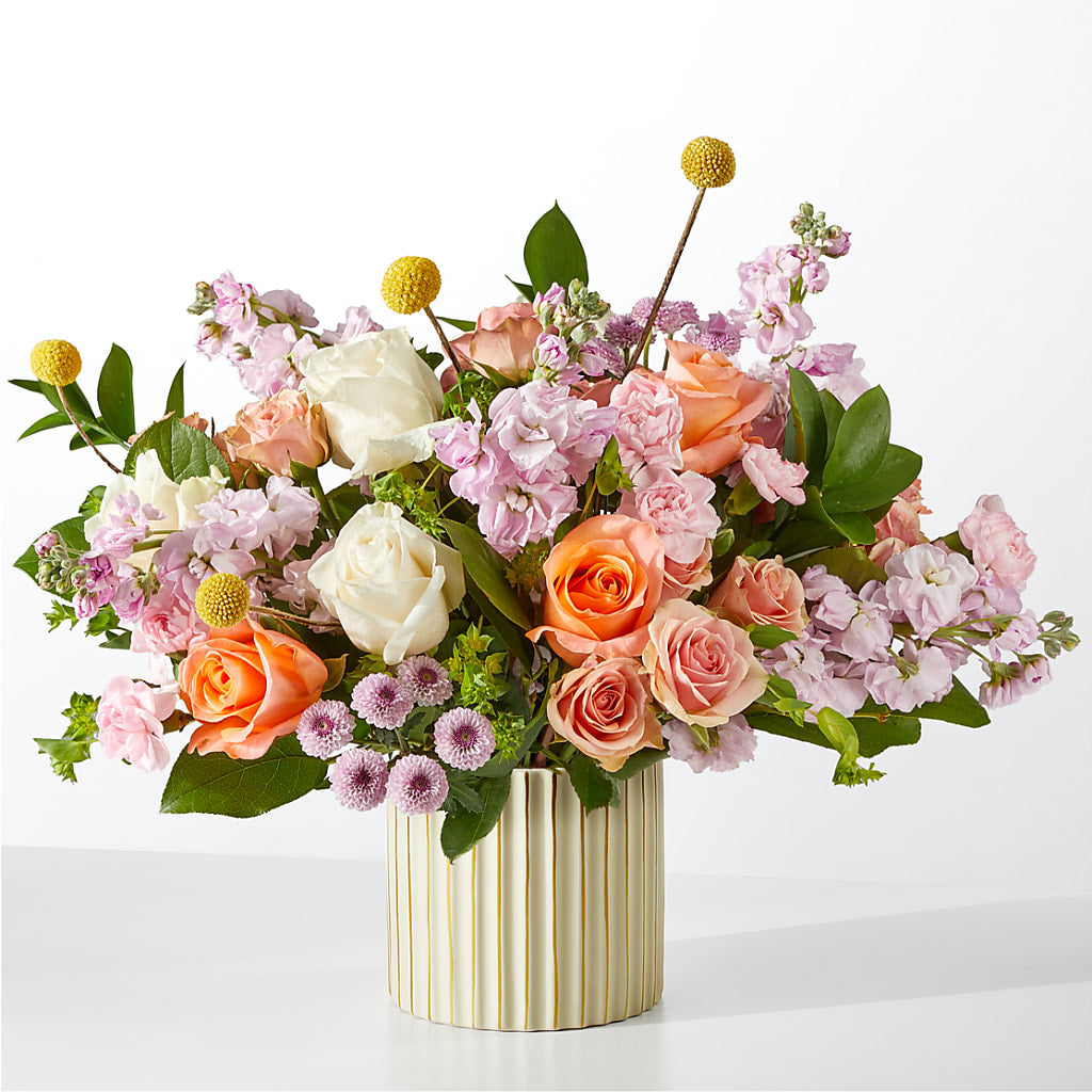 French Market Bouquet with Ivory Vase – Pettles Flowers, Salina KS