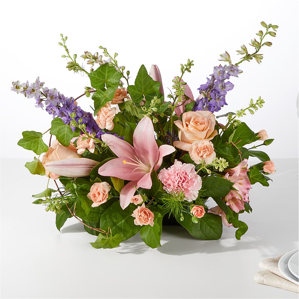 Blossom Time Centerpiece – Pettles Flowers, Salina KS