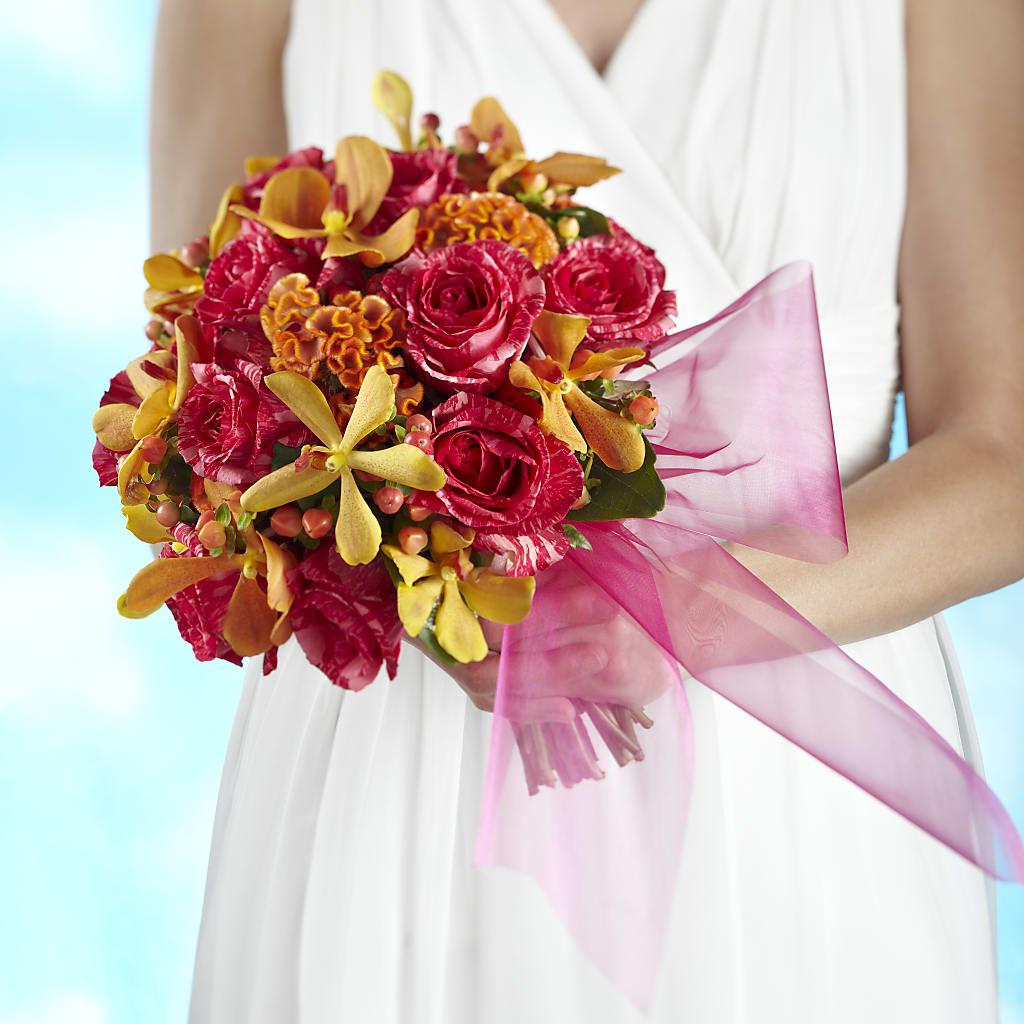 Brilliant Shades of Love Bouquet – Pettles Flowers, Salina KS
