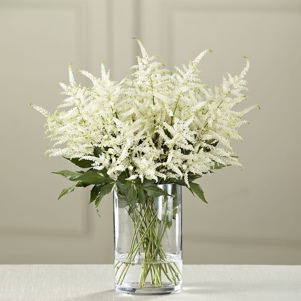 White Astilbe Bouquet – Pettles Flowers, Salina KS