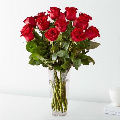 Long Stem Red Rose Bouquet –  Pettles Flowers, Salina KS