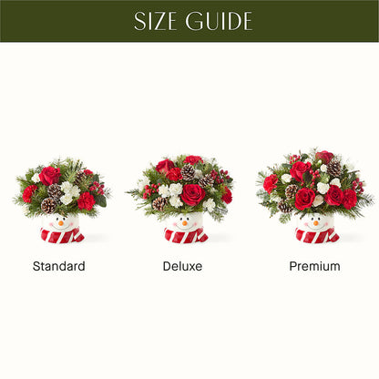 Jolly Snowman Bouquet –  Pettles Flowers, Salina KS