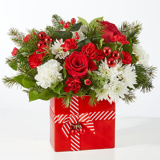 Presents Under the Tree Bouquet –  Pettles Flowers, Salina KS