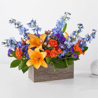 Bouquet Boîte Agrumes Éclatants