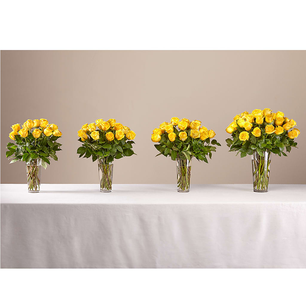 Long Stem Yellow Rose Bouquet –  Pettles Flowers, Salina KS