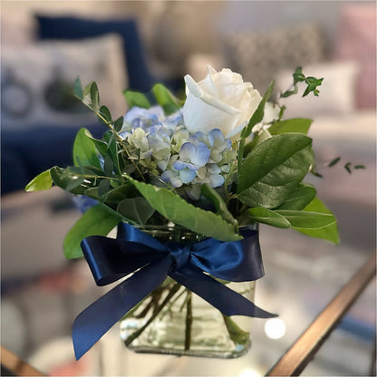 Sky Blue Delight Bouquet –  Pettles Flowers, Salina KS