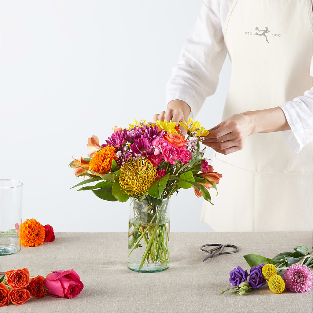 Feast of Color – A Florist Original –  Pettles Flowers, Salina KS