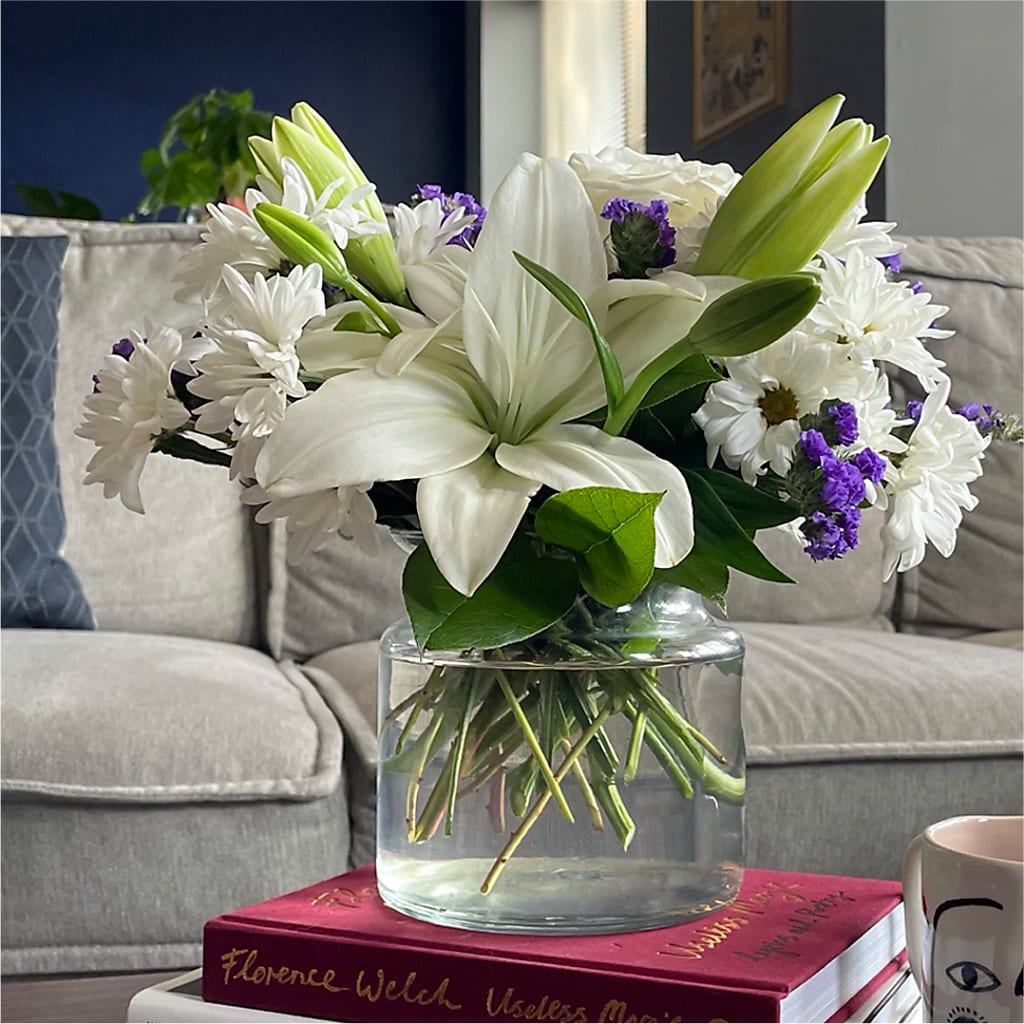 Beyond Blue Bouquet –  Pettles Flowers, Salina KS