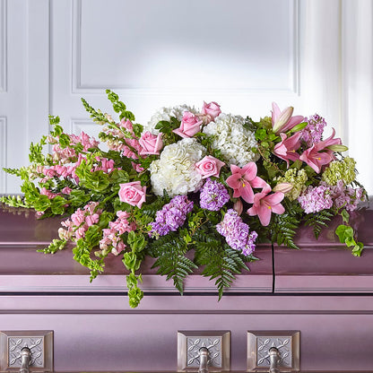 Life's Gratitude Casket Spray –  Pettles Flowers, Salina KS