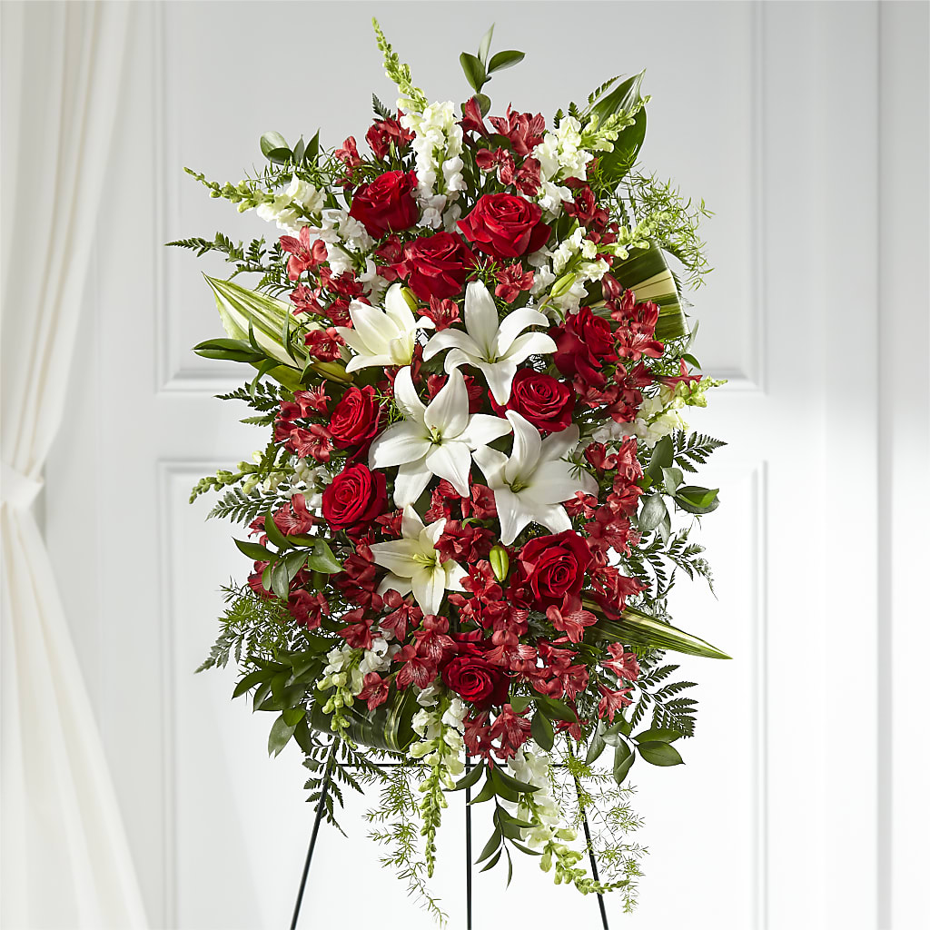 Everlasting Memory Standing Spray –  Pettles Flowers, Salina KS