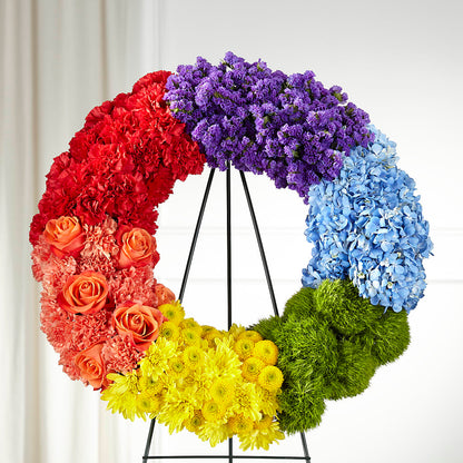 Circle of Love Wreath –  Pettles Flowers, Salina KS