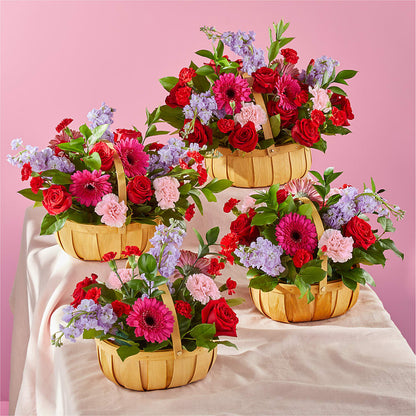 Pink Picnic Basket –  Pettles Flowers, Salina KS