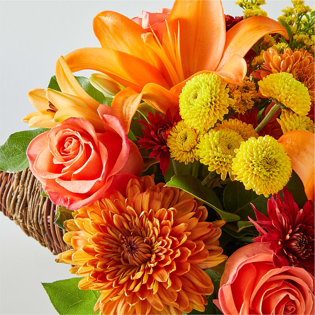 Bouquet of Blessings Cornucopia –  Pettles Flowers, Salina KS