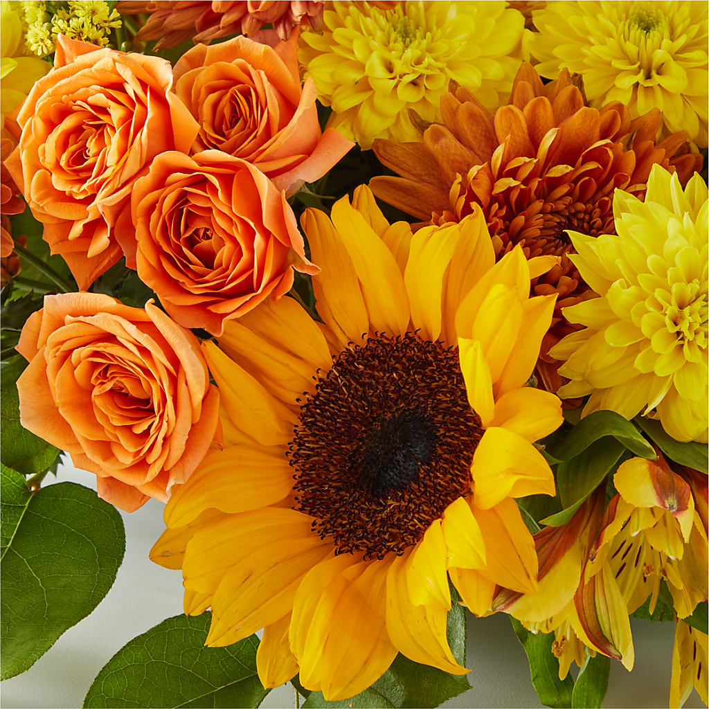 Autumn Harmony Centerpiece –  Pettles Flowers, Salina KS
