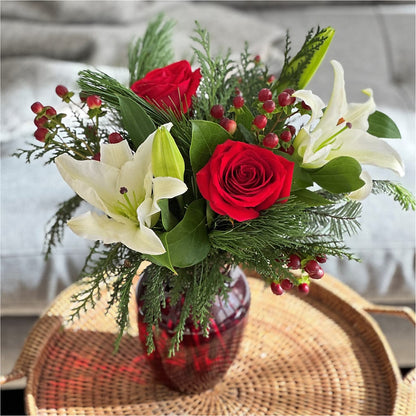 Evergreen Delight Bouquet –  Pettles Flowers, Salina KS