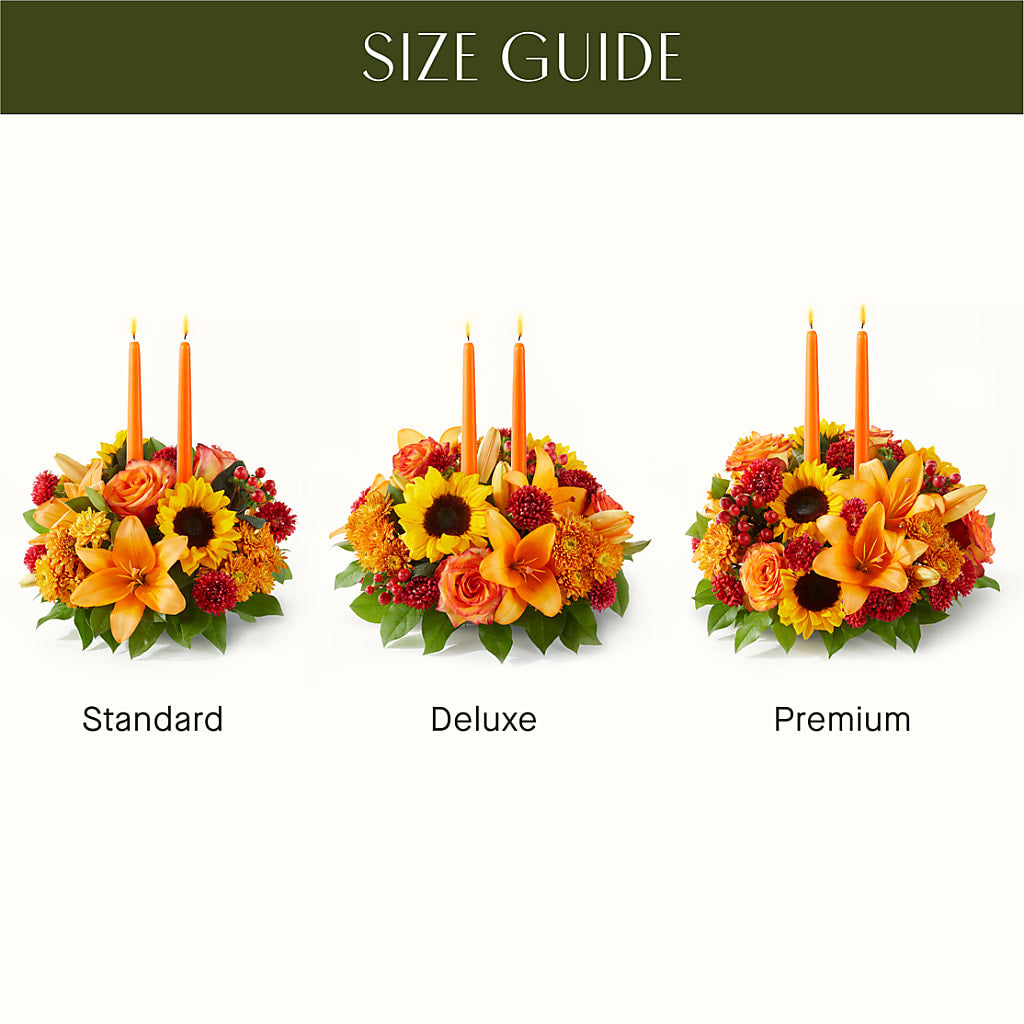 Grateful Centerpiece –  Pettles Flowers, Salina KS