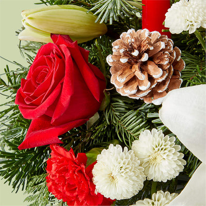 Seasonal Festivities Centerpiece –  Pettles Flowers, Salina KS