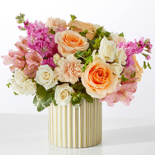 Paradise Bouquet with Ivory Vase –  Pettles Flowers, Salina KS