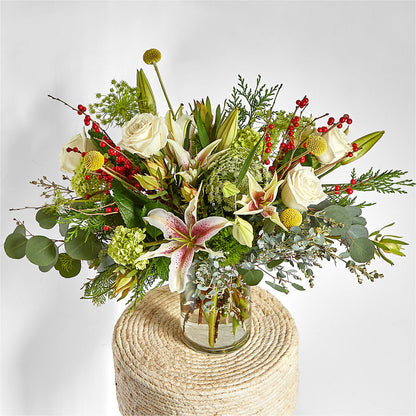 Berry & Bright Bouquet –  Pettles Flowers, Salina KS