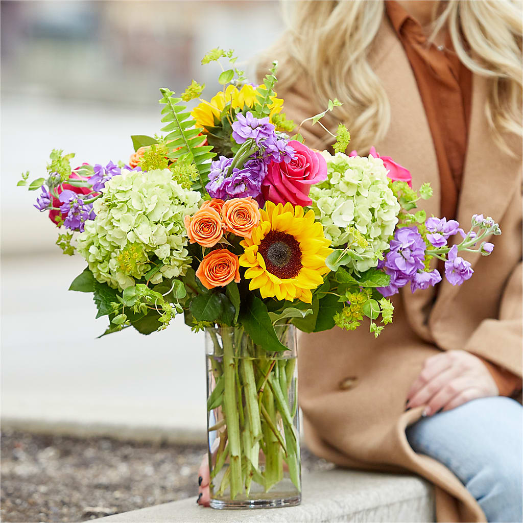 Vibrant Greetings Bouquet –  Pettles Flowers, Salina KS