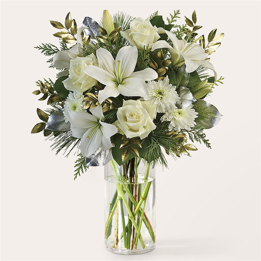 Wintry Mix Bouquet –  Pettles Flowers, Salina KS