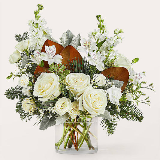 Fresh Snowfall Bouquet –  Pettles Flowers, Salina KS