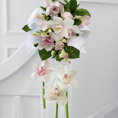 Perfect Entrance Pew Arrangement –  Pettles Flowers, Salina KS