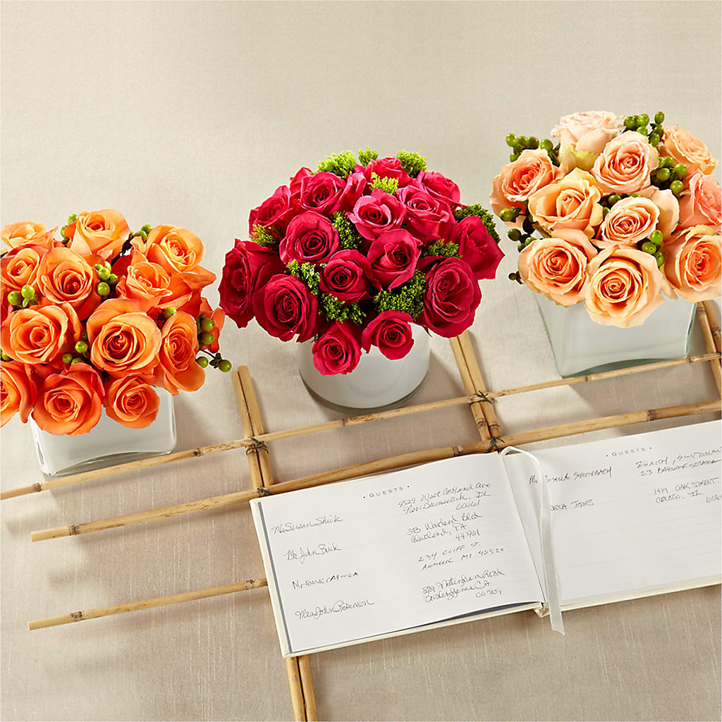 Centre de table Rose Aube